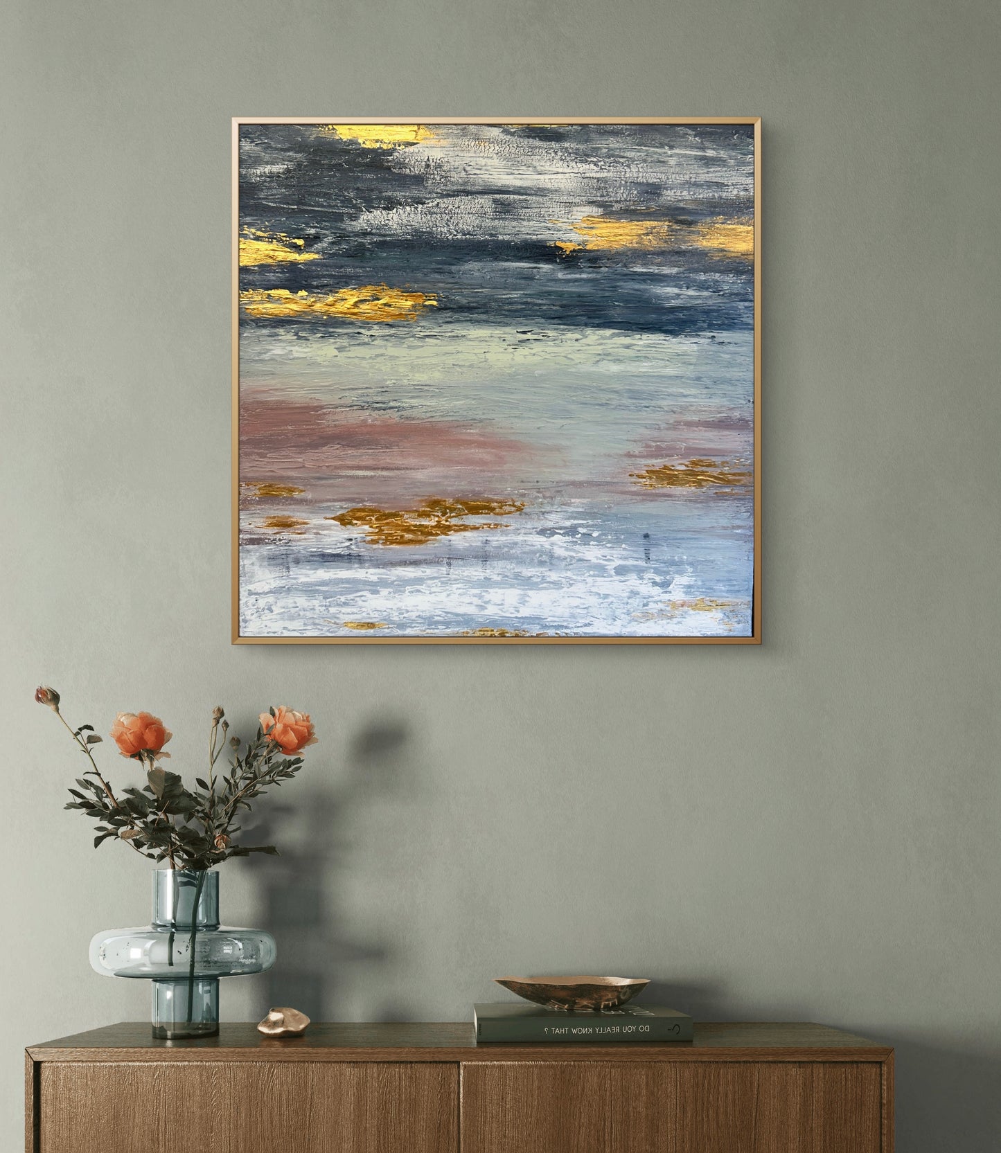 ‘Blush Haze’: Reverie collection - canvas